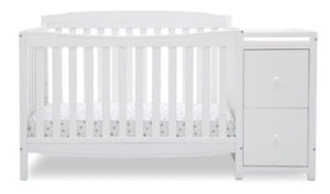 Mason Convertible 6-in-1 Crib and Changer $269.99 This crib is GREENGUARD Gold Certified, meaning it meets or exceeds stringent chemical emissions standards Daybed/Sofa Rail included; Toddler Guardrail #0094, Full Size Bed Rails #0050 or Full Size Metal B