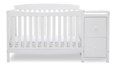 Mason Convertible 6-in-1 Crib and Changer $269.99 This crib is GREENGUARD Gold Certified, meaning it meets or exceeds stringent chemical emissions standards Daybed/Sofa Rail included; Toddler Guardrail #0094, Full Size Bed Rails #0050 or Full Size Metal B