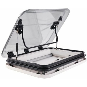 Wuzstar RV Skylight Roof Window Hatch with LED Light  