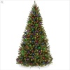 Pre-Lit Artificial Spruce Christmas Tree w/ Multicolored LED Lights