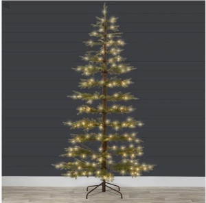 Pre-Lit Sparse Christmas Tree w/ 2-in-1 LED Lights, Cordless Connection