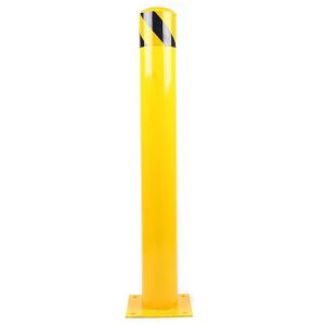 Steel Safety Barrier Bollard Post, 24" x 4.5" 