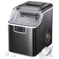 Countertop Nugget Ice Maker, 24pc/12min up to 44lb/24hr
