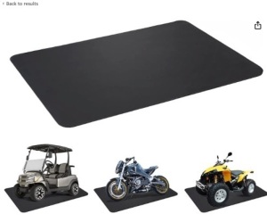 Mister Buddy Mat 42"x30" Rubber Garage Parking Mat - Indoor and Outdoor - Protect Your Shop Floor - Easy to Clean - Great for ATV, Side by Side, RZR, Motorcycle, Car & Truck