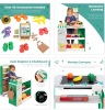 Kids Pretend Play Grocery Store Supermarket Toy Set w/ Accessories - 2