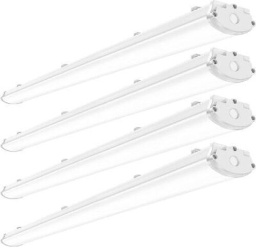 AntLux 8FT LED Vapor Tight Shop Light, Plug In, 4 Pack&nbsp;
