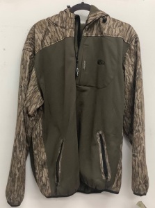 Drake Waterfowl Systems MST Endurance Soft Shell Hoodie for Men, Mossy Oak Bottomland, L - New with Damage, Torn on Bottom