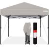 One-Person Setup Instant Pop Up Canopy w/ Wheeled Bag - 10x10ft 