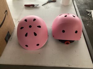 Lot of (2) Kids Helmets, Size Small