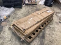 Lot of (4) Bonnlo 6' x 2' Wire Grid Panel Tower with T-Base, 2 Pack&nbsp;- Uninspected