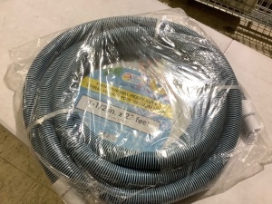 1 1/2" x 25' Professional Heavy Duty Spiral Wound Pool Vacuum Hose