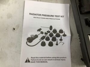 Radiator Pressure Test Kit