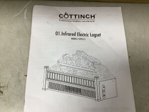 Cottinch Infrared Electric Log Set