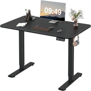 Electric Height Adjustable Standing Desk, 48 x 24 Inches 