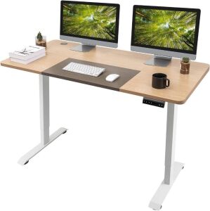 Homall Electric Height Adjustable Standing Desk 55 x 28 Inches 