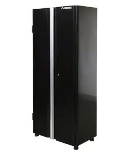 Husky Ready-to-Assemble 24-Gauge Steel Freestanding Garage Cabinet in Black 