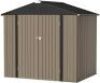 Greesum Metal Outdoor Storage Shed with Door & Lock, 8'&nbsp;x 6'