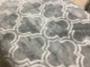 gray and white area rug 10ftx7ft