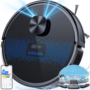 lubluelu SL60D - LDS9.0 Lidar Navigation Robotic Vacuum Cleaner (Piano Black)