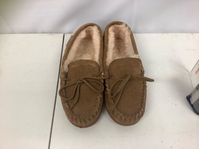 BearPaw Fur Lined Moccasin, Size 9