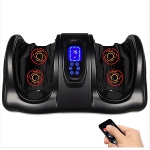 Therapeutic Foot Massager w/ High Intensity Rollers, Remote, 3 Modes $179.99