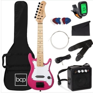 Kids Electric Guitar Beginner Starter Kit w/ 5W Amplifier - 30 in $159.99