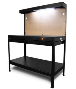 WEN WB4723T 48-Inch Workbench with Power Outlets and Light