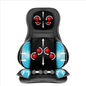 Air Compression Shiatsu Neck & Back Massager Seat w/ Heat, Rolling Massage $249.99