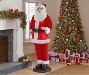 72 in. Animated Dancing and Singing Santa 