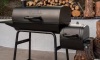 29 in. Barrel Offset Charcoal Smoker and Grill in Black $199.99  - 2