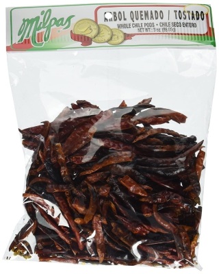 Case of Milpas Whole Chile Pods, 3oz Packs, 12 Count - NEW