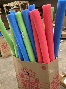 Box of Pool Noodles