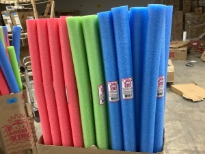 Box of Pool Noodles