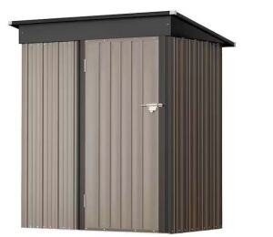 3 ft. W x 5 ft. D Outdoor Metal Storage Shed 