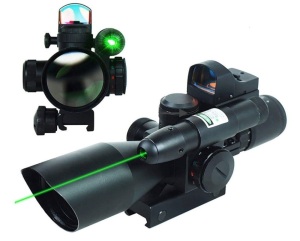 UUQ 2.5-10x40 Clarity+ Combo Rifle Scope 