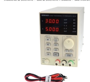 KORAD KA3005P - Programmable Precision Variable Adjustable 30V, 5A DC Linear Power Supply Digital Regulated Lab Grade