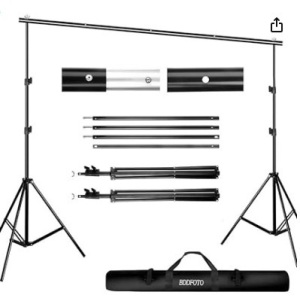 BDDFOTO Photo Backdrop Stand 6.5x10ft