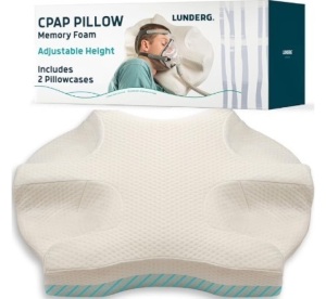 Lunderg CPAP Pillow for Side Sleepers