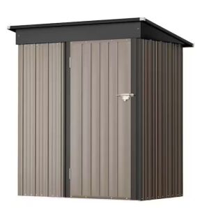 3 ft. W x 5 ft. D Outdoor Metal Storage Shed