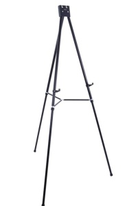 U.S. Art Supply 70" High Showroom XL Aluminum Display Easel, Holds 45 lbs 