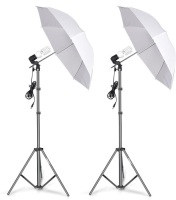 EMART Photography Umbrella Lighting Kit, 400W 5500K Continuous Reflector Lights - E-Comm Return, Appears New&nbsp;