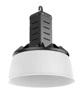 16 in. Black Integrated LED Dimmable High Bay Light at 30000 Lumens, 5000K Daylight