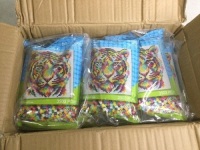 Case of (12)&nbsp;Perler Pattern Bags Rainbow Tiger - New