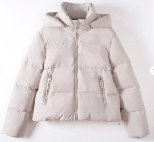 Detachable Hood Puffer Jacket