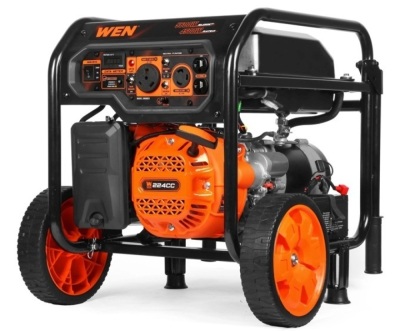 WEN GN5602X 5600-Watt Portable Generator, Electric Start, 224cc, Transfer-Switch and RV-Ready with CO Shutdown Sensor $396.30