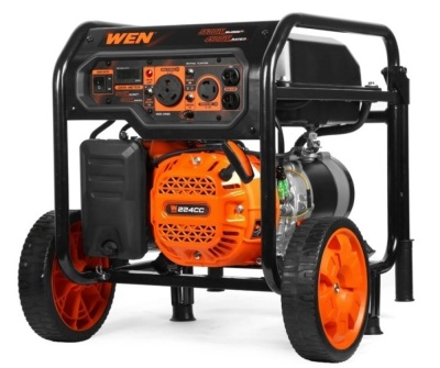 WEN GN5600 5600-Watt Portable Generator, 224cc, Transfer-Switch and RV-Ready$399.99