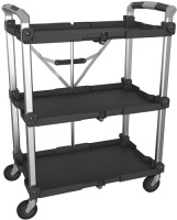 Olympia Tools 85-189 Pack N Roll Collapsible Service Cart, XL, 300LB Capacity, Black - Appears New&nbsp;