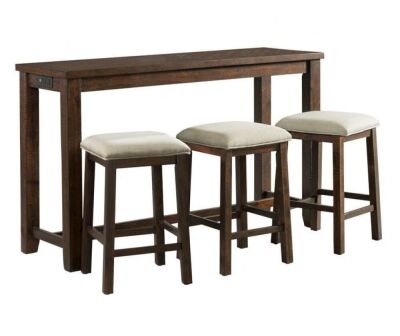 Jax Bar Table with Three Stools 