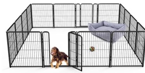 FXW Dog Playpen Designed for Indoor Use, 32" Height for Small and Medium Dogs