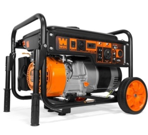 WEN GN6000 6000-Watt RV-Ready Portable Generator with Wheel Kit, CARB Compliant